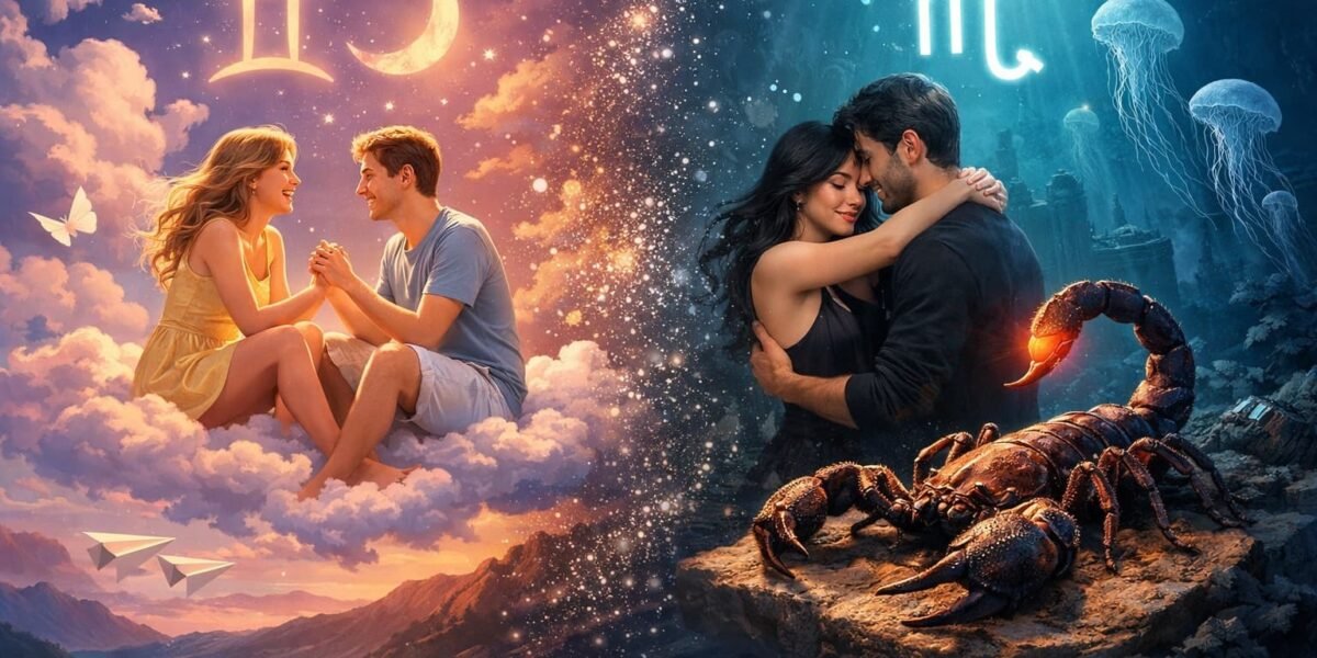 Сумісність Близнят і Скорпіона: легкість і глибина