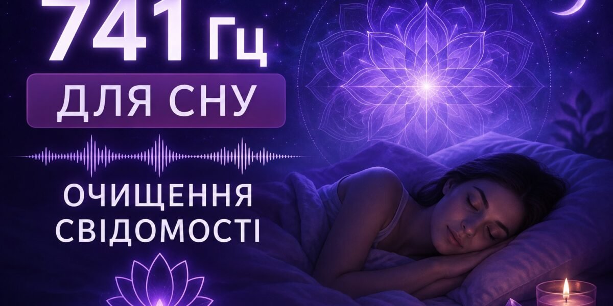 Медитація для сну 741 Гц: пробудження інтуїції