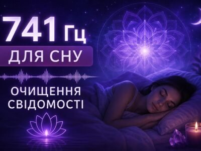 Медитація для сну 741 Гц: пробудження інтуїції